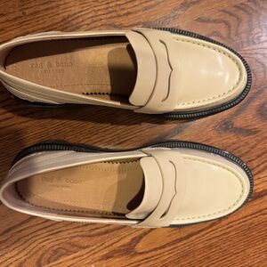 Rag & Bone Women’s Cream Loafers